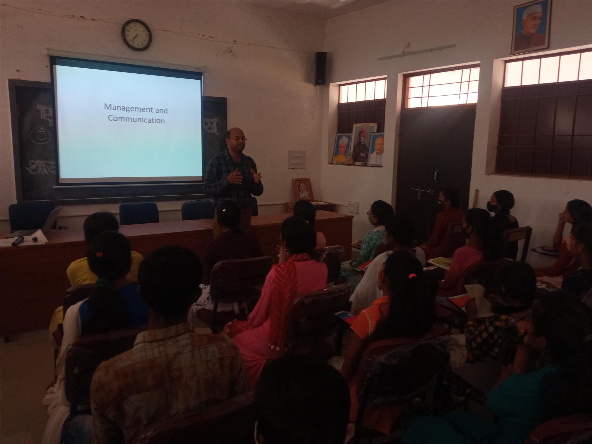Workshop for students on Management and Communication Skills