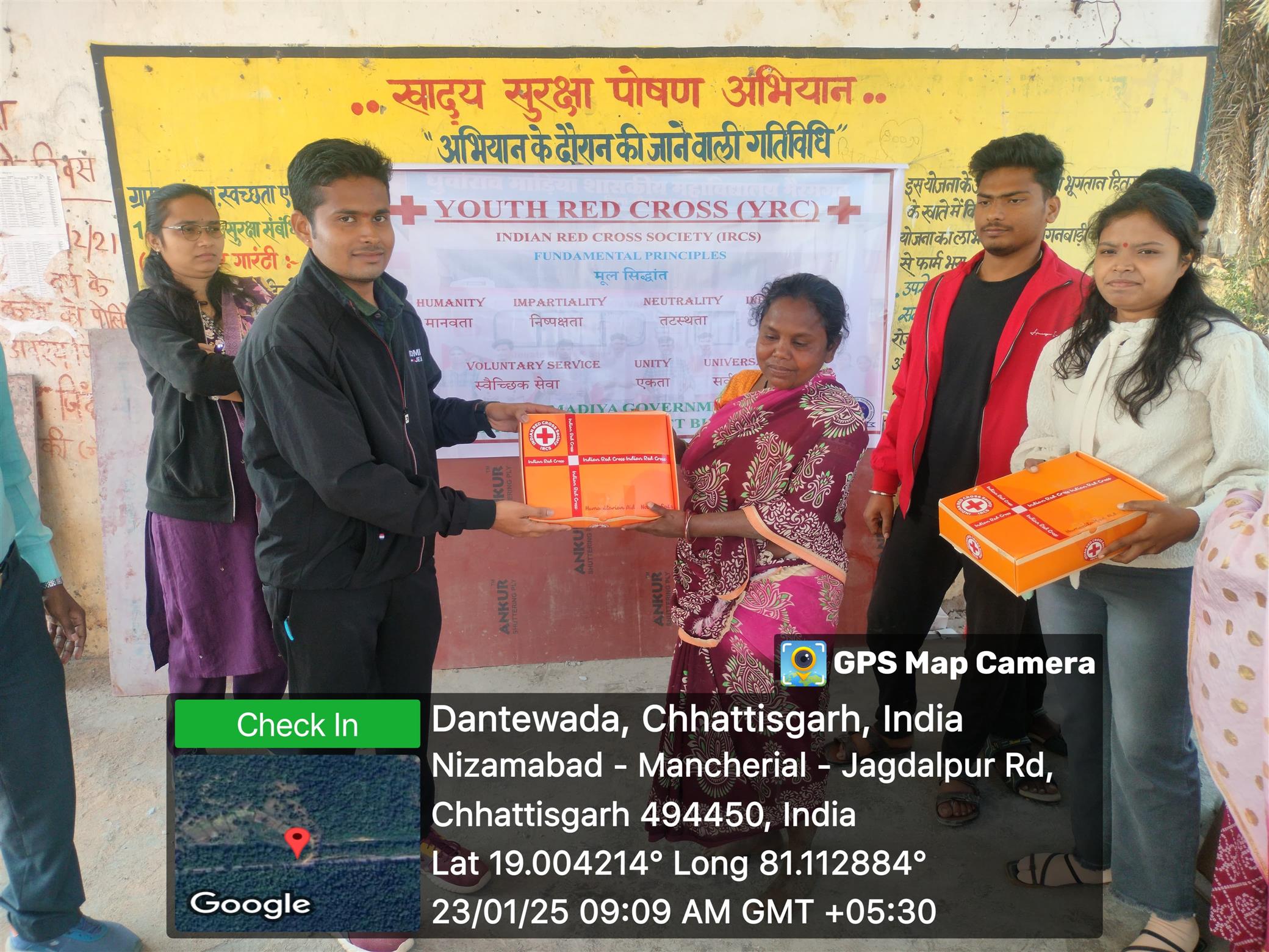 Hygine kit Distribution 2025 by YRC