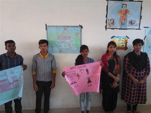 Poster Exhibition on teachers day